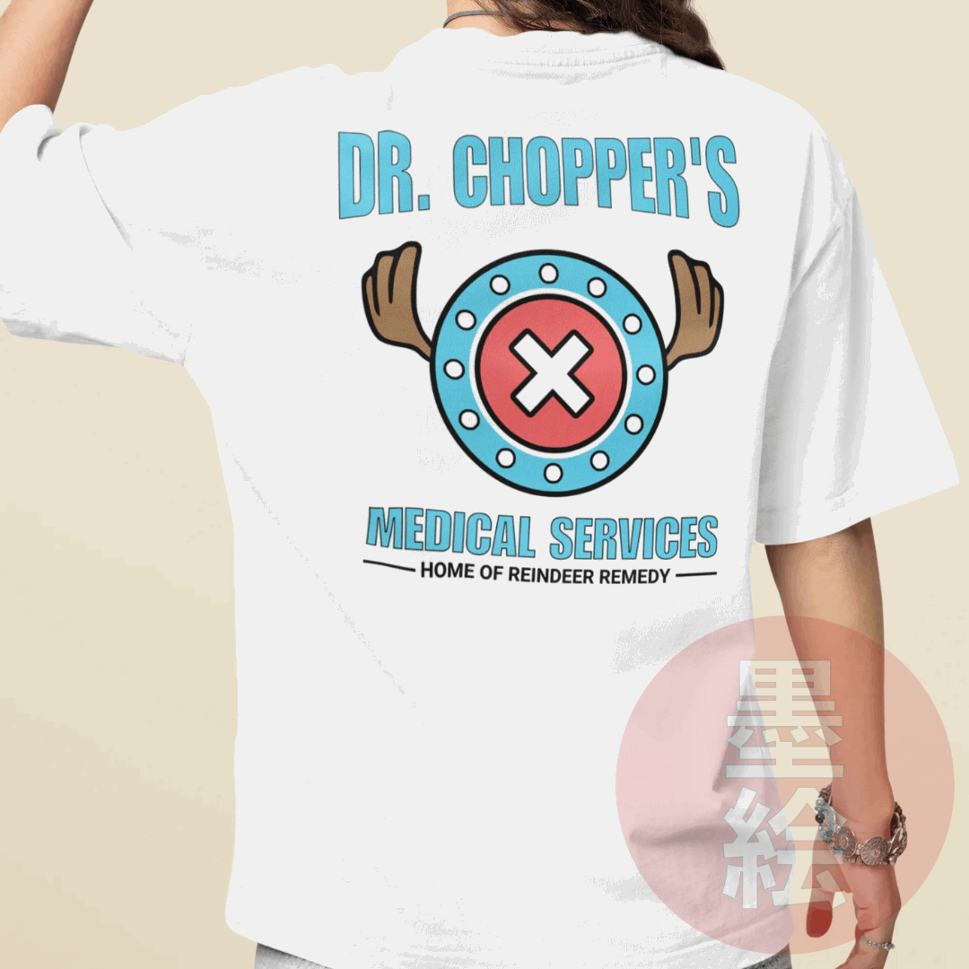 Chopper's Medical Services T-Shirt | One Piece Anime Inspired Streetwear T-Shirt
