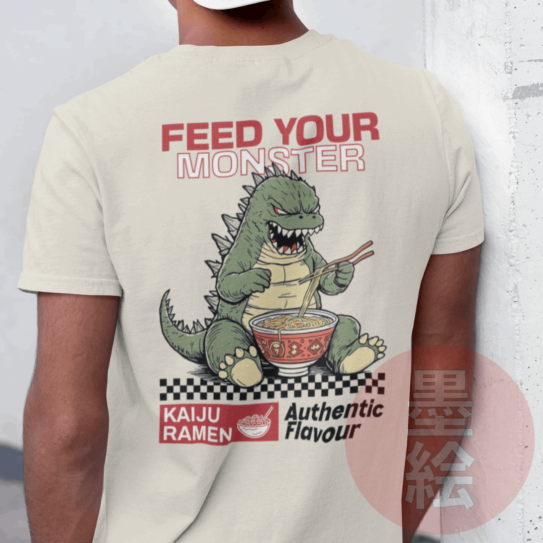 Anime Kaiju Ramen T-Shirt – Japanese Streetwear Tee