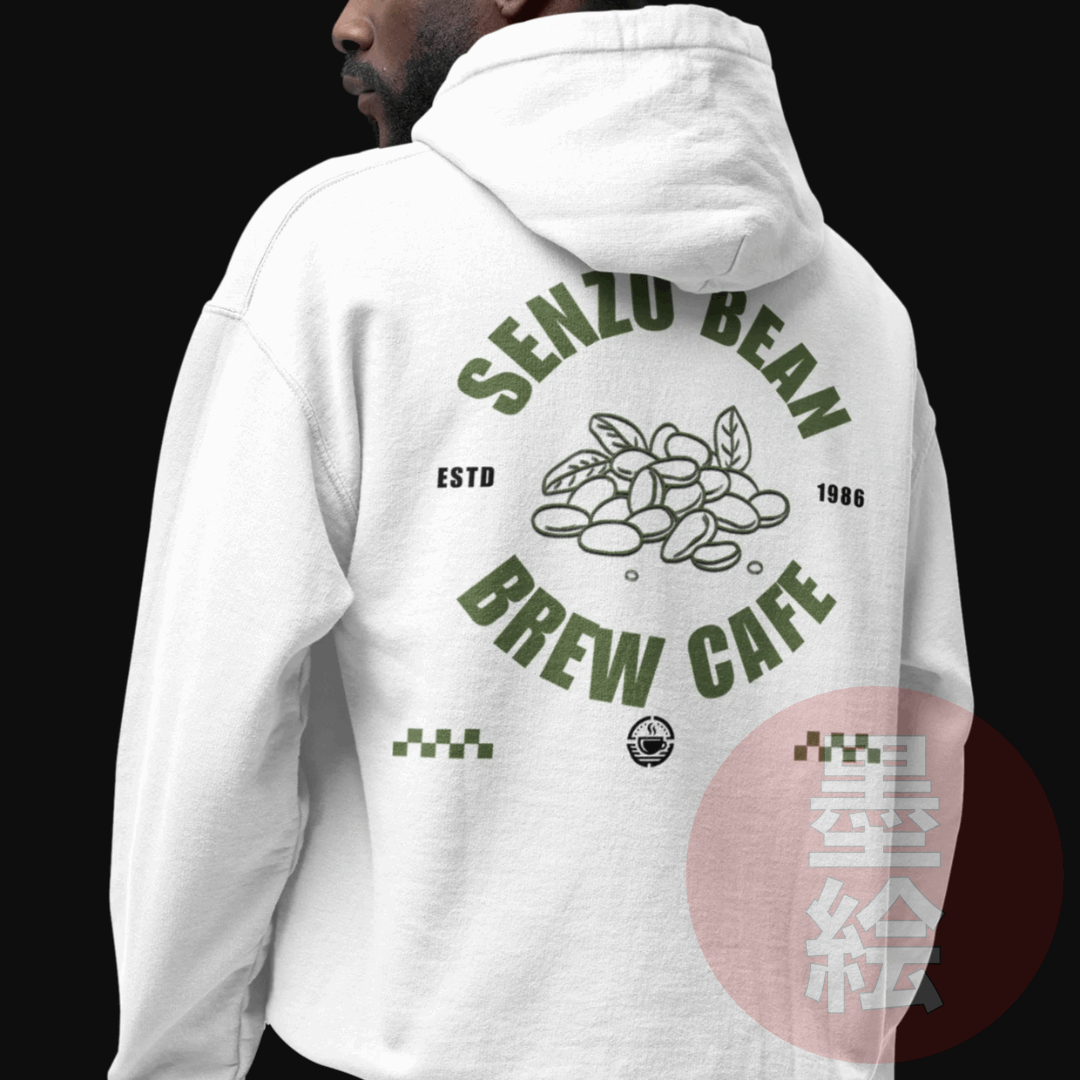 Senzu Bean Cafe Hoodie | Anime Inspired Streetwear Hoodie Sumie Streetwear
