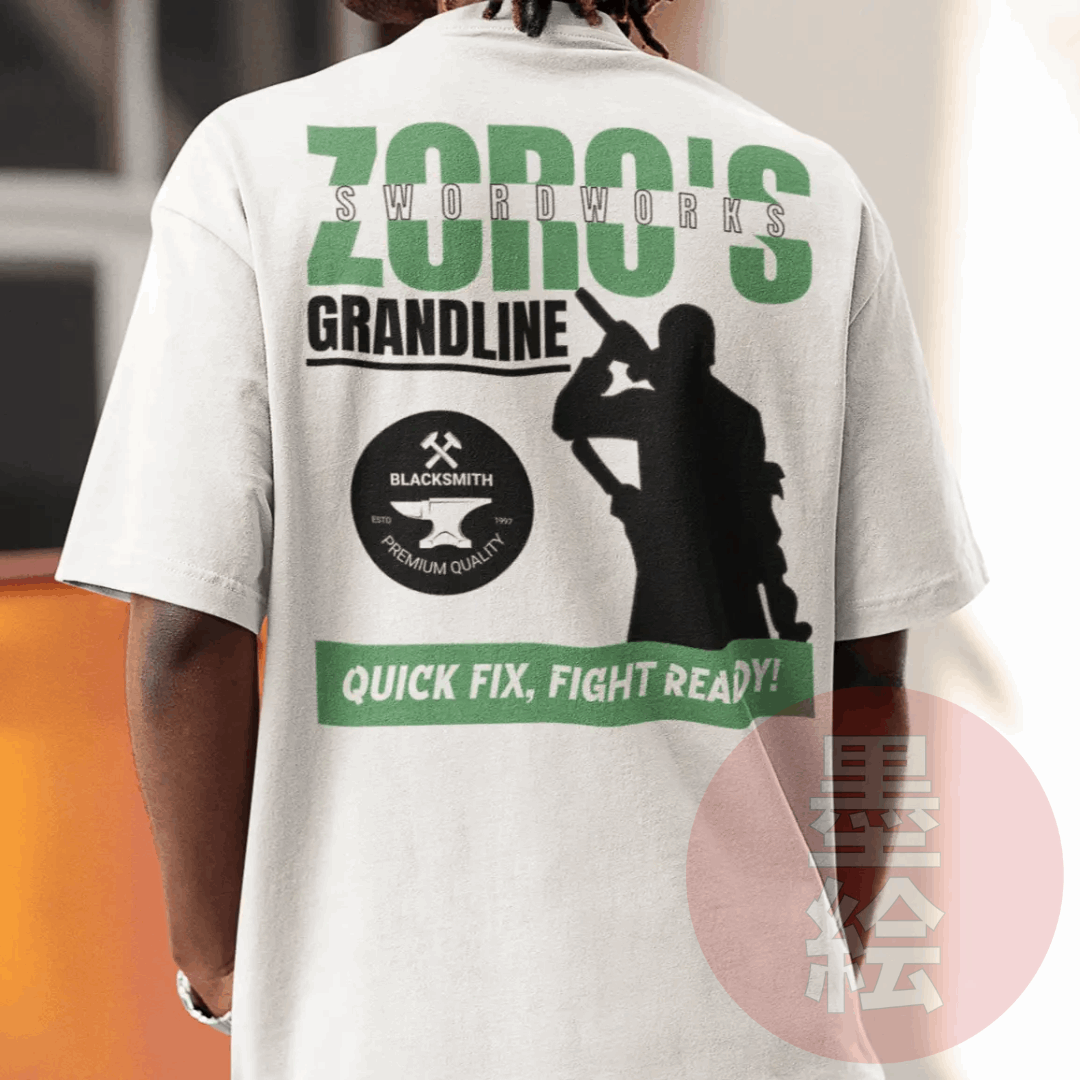 Zoro's Grandline Sword Works | One Piece Anime Inspired Streetwear T-Shirt