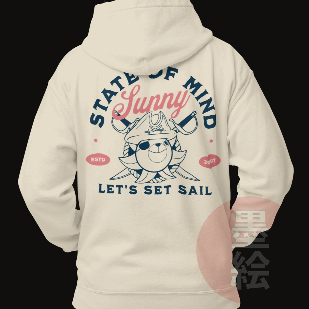 Thousand Sunny State of Mind Hoodie | Anime Inspired Streetwear Hoodie Sumie Streetwear