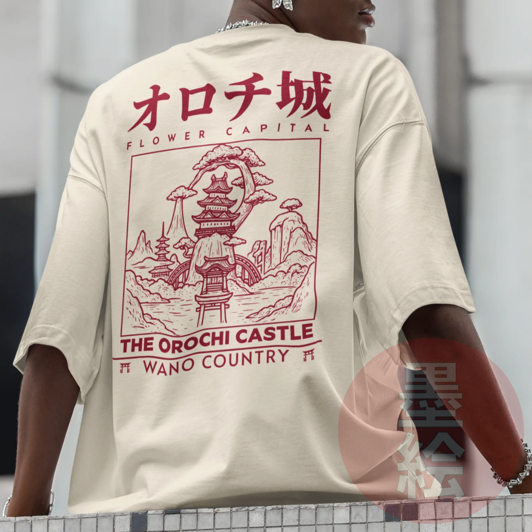 Wano Country T-Shirt | One Piece Inspired Anime Streetwear T-Shirt Sumie Streetwear