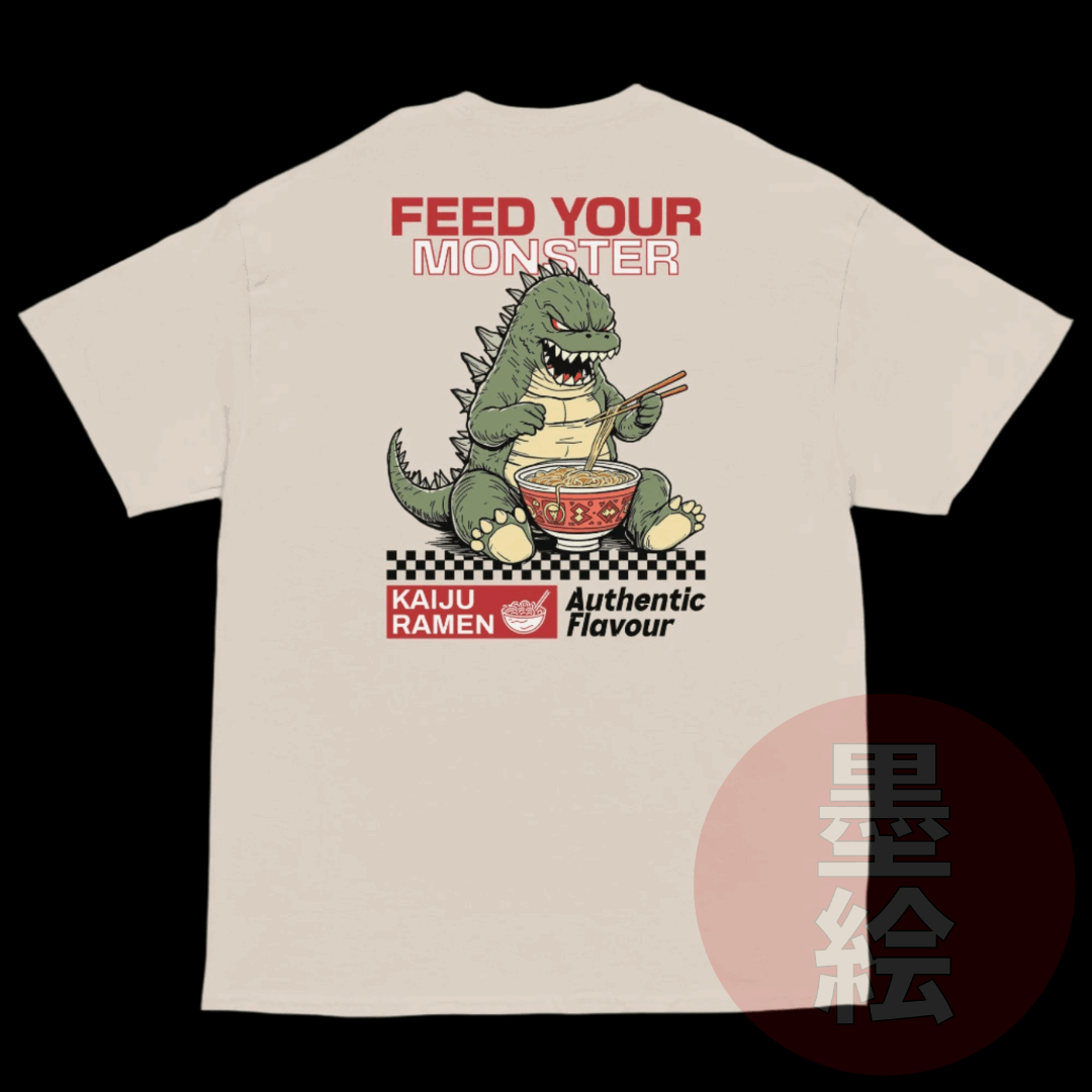 Anime Kaiju Ramen T-Shirt – Japanese Streetwear Tee