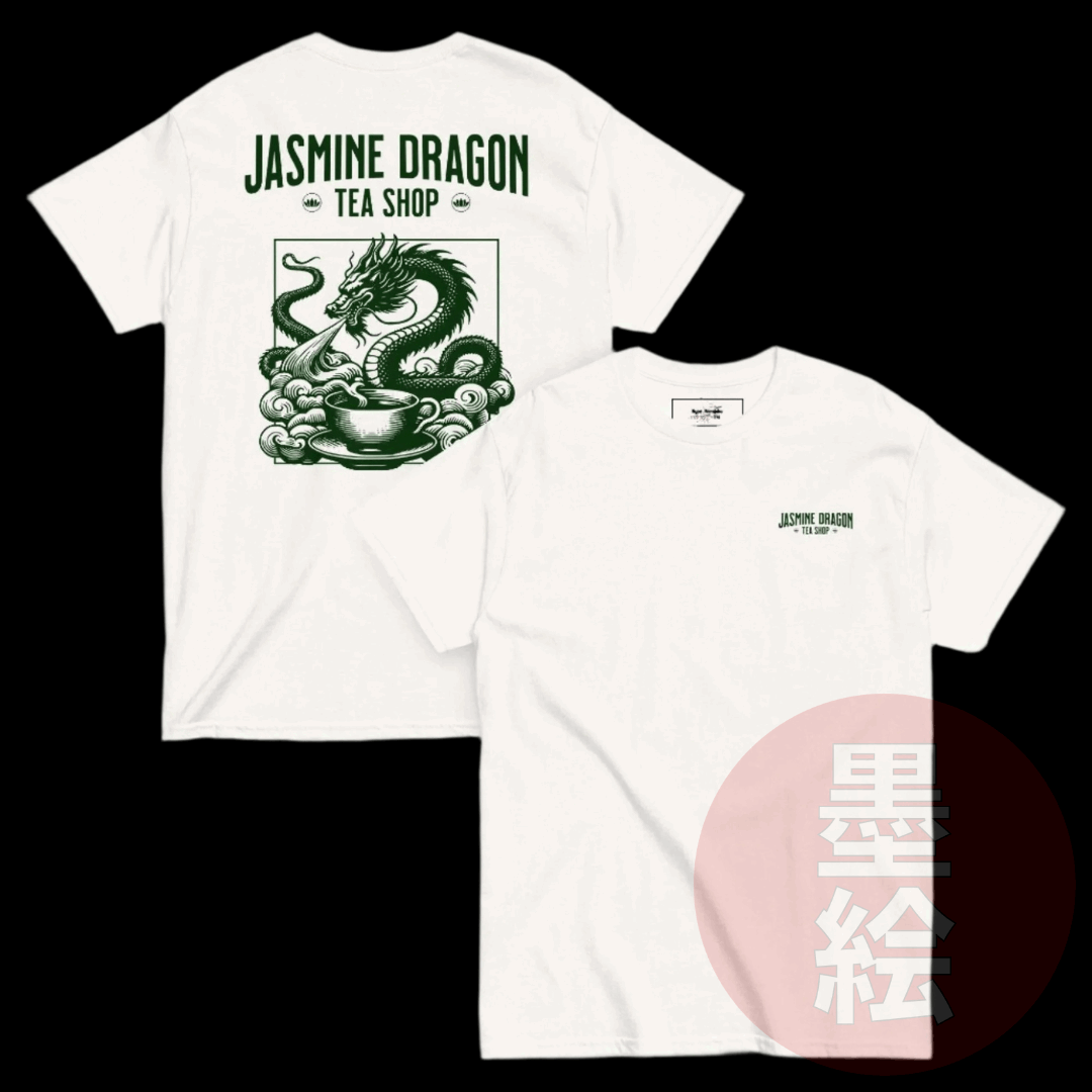Retro Jasmine Dragon Teahouse T-Shirt