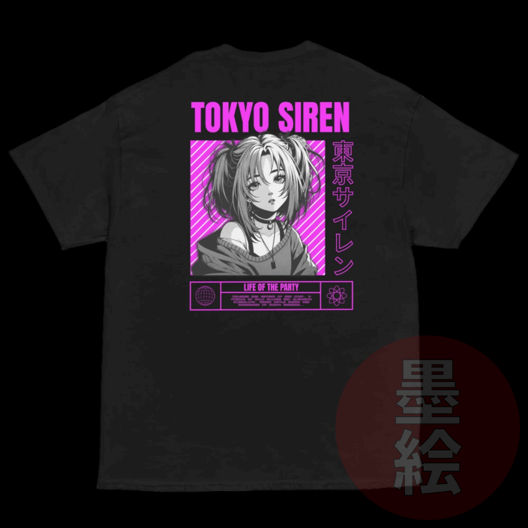 Tokyo Siren Anime Girl T-Shirt