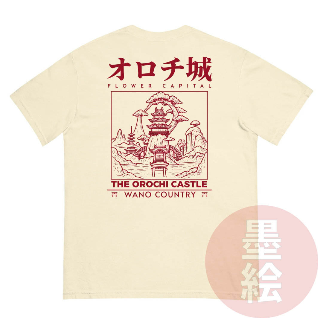 Wano Country T-Shirt | One Piece Inspired Anime Streetwear T-Shirt Sumie Streetwear