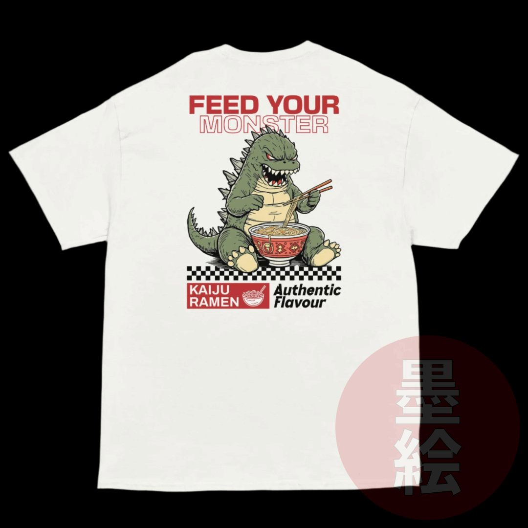 Anime Kaiju Ramen T-Shirt – Japanese Streetwear Tee