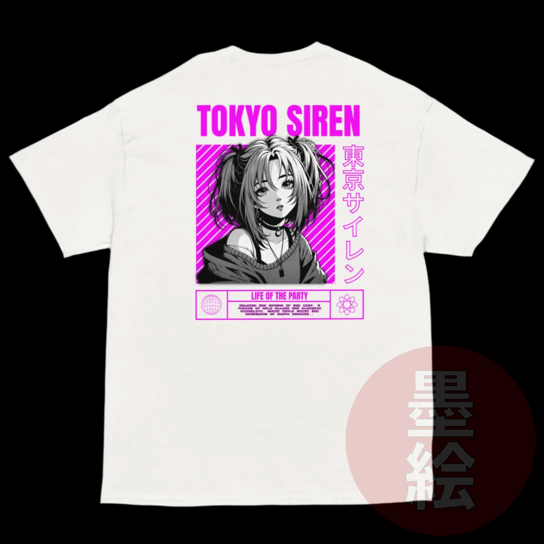 Tokyo Siren Anime Girl T-Shirt