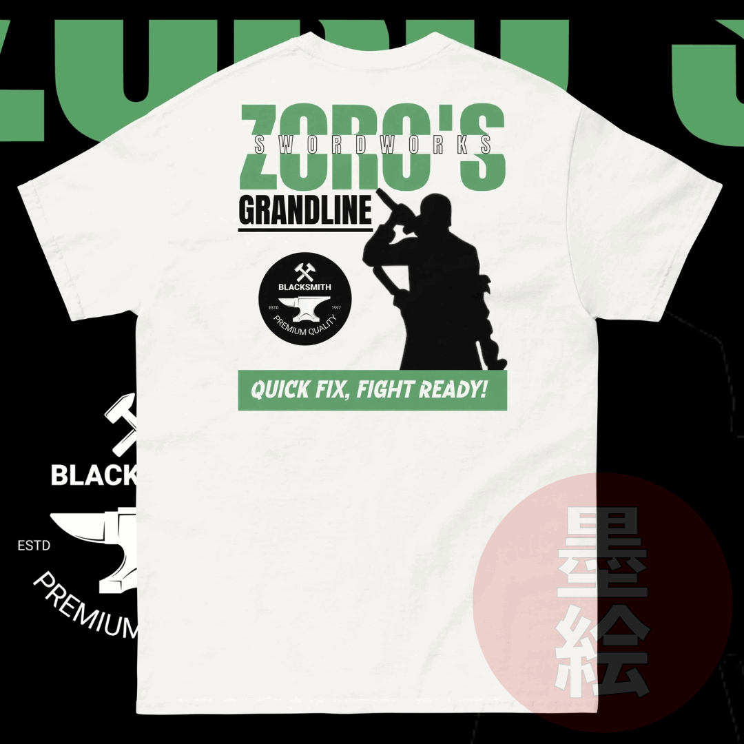 Zoro's Grandline Sword Works | One Piece Anime Inspired Streetwear T-Shirt