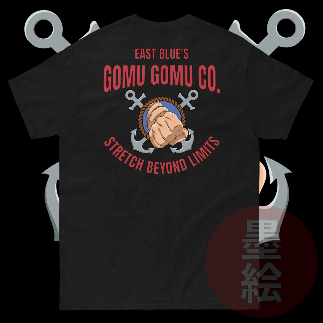 Gomu Gomu Co. T-Shirt | One Piece Anime Inspired Streetwear T-Shirt