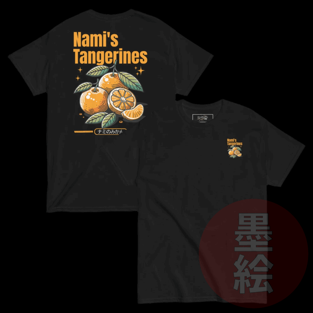 Nami's Tangerine T-Shirt | One Piece Anime Inspired Streetwear T-Shirt