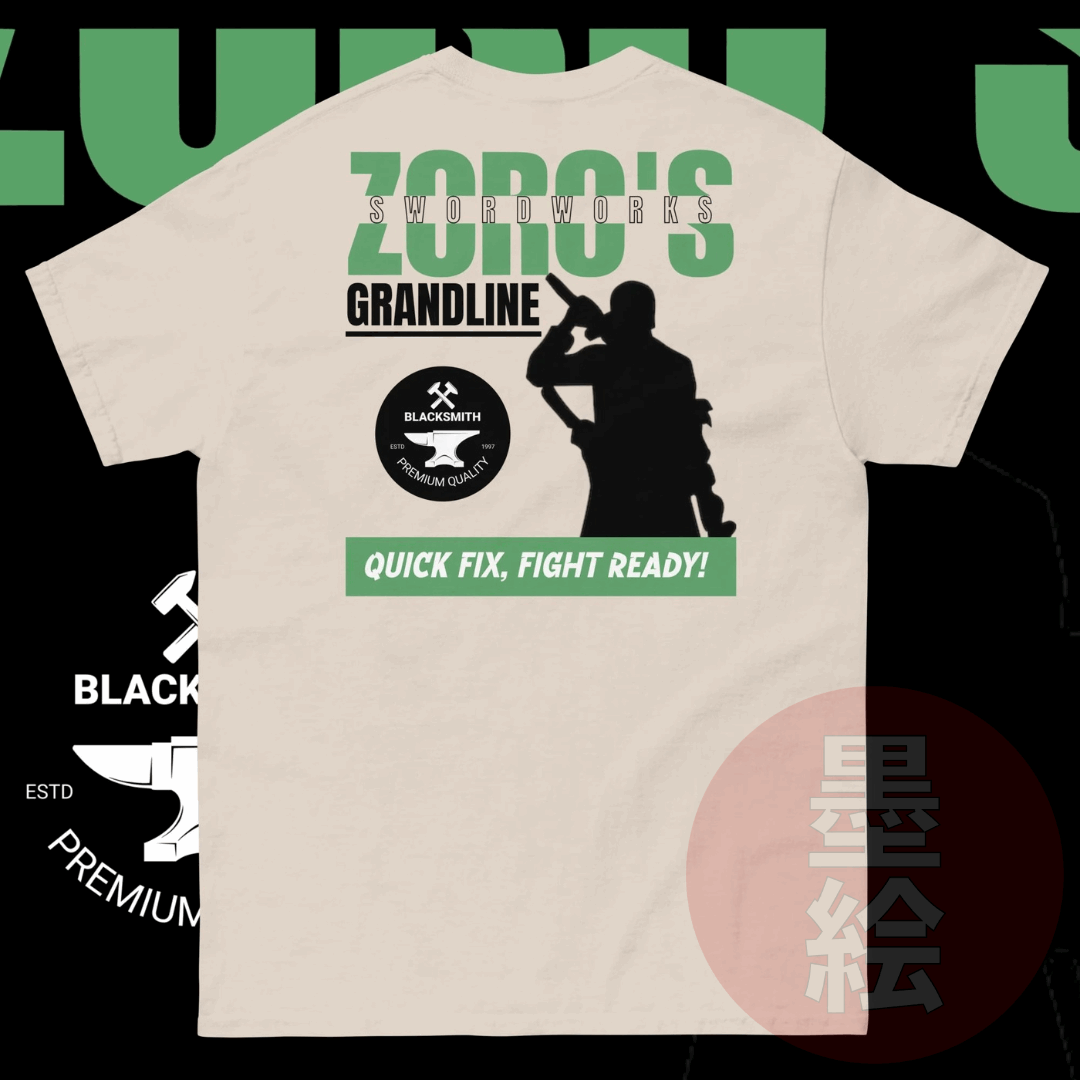 Zoro's Grandline Sword Works | One Piece Anime Inspired Streetwear T-Shirt