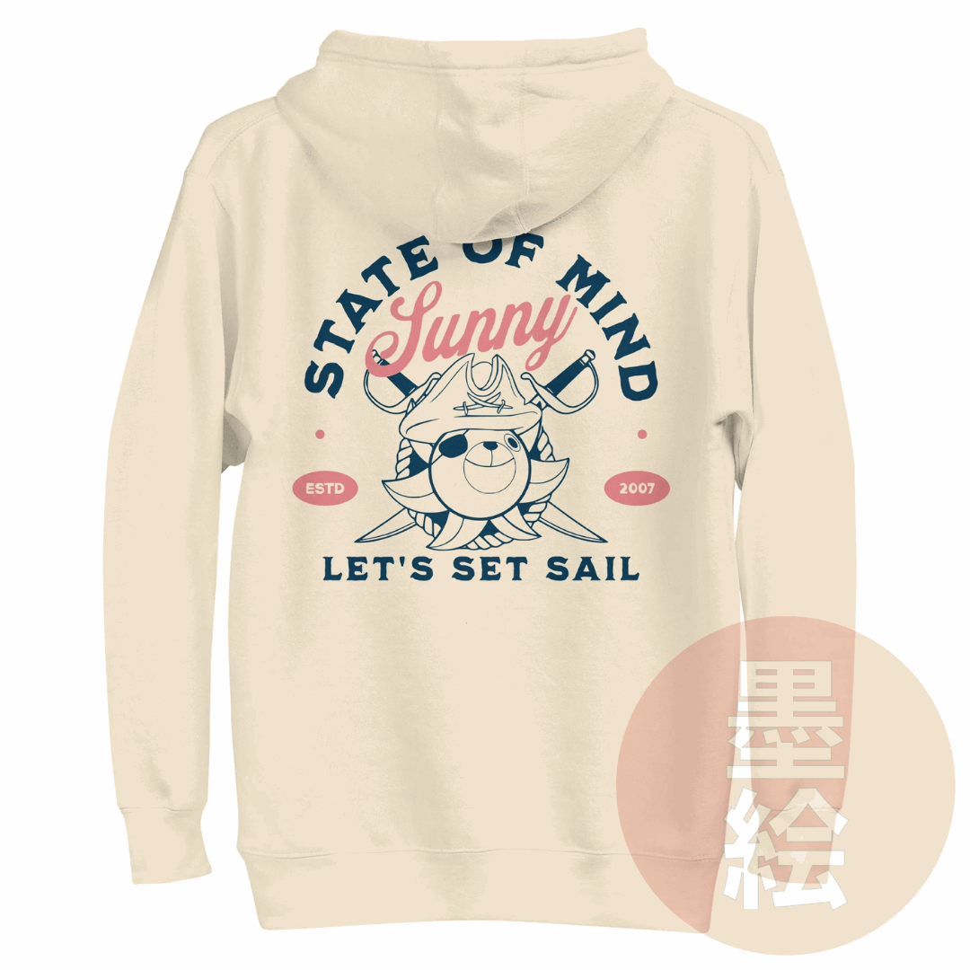Thousand Sunny State of Mind Hoodie | Anime Inspired Streetwear Hoodie Sumie Streetwear
