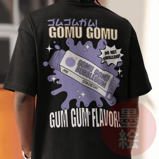 Gomu Gomu Bubblegum T-Shirt | One Piece Anime Inspired Streetwear T-Shirt