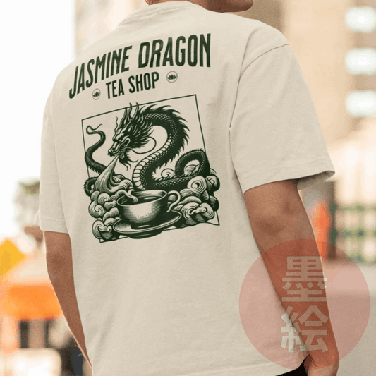 Retro Jasmine Dragon Teahouse T-Shirt