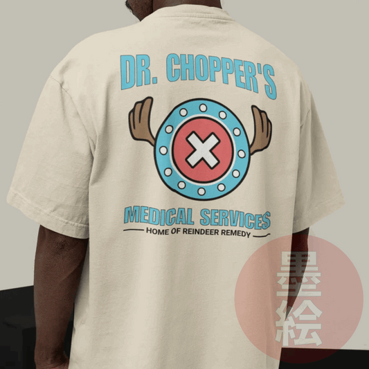 Chopper's Medical Services T-Shirt | One Piece Anime Inspired Streetwear T-Shirt