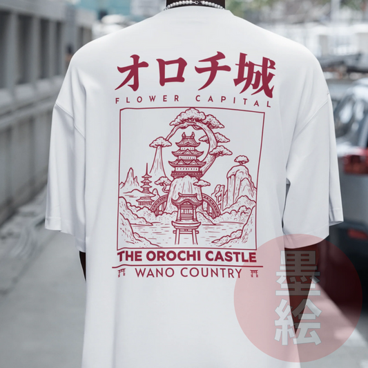 Wano Country T-Shirt | One Piece Inspired Anime Streetwear T-Shirt Sumie Streetwear