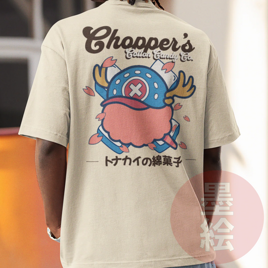 Chopper Cotton Candy Co. T-Shirt | One Piece Inspired Anime Streetwear T-Shirt Sumie Streetwear
