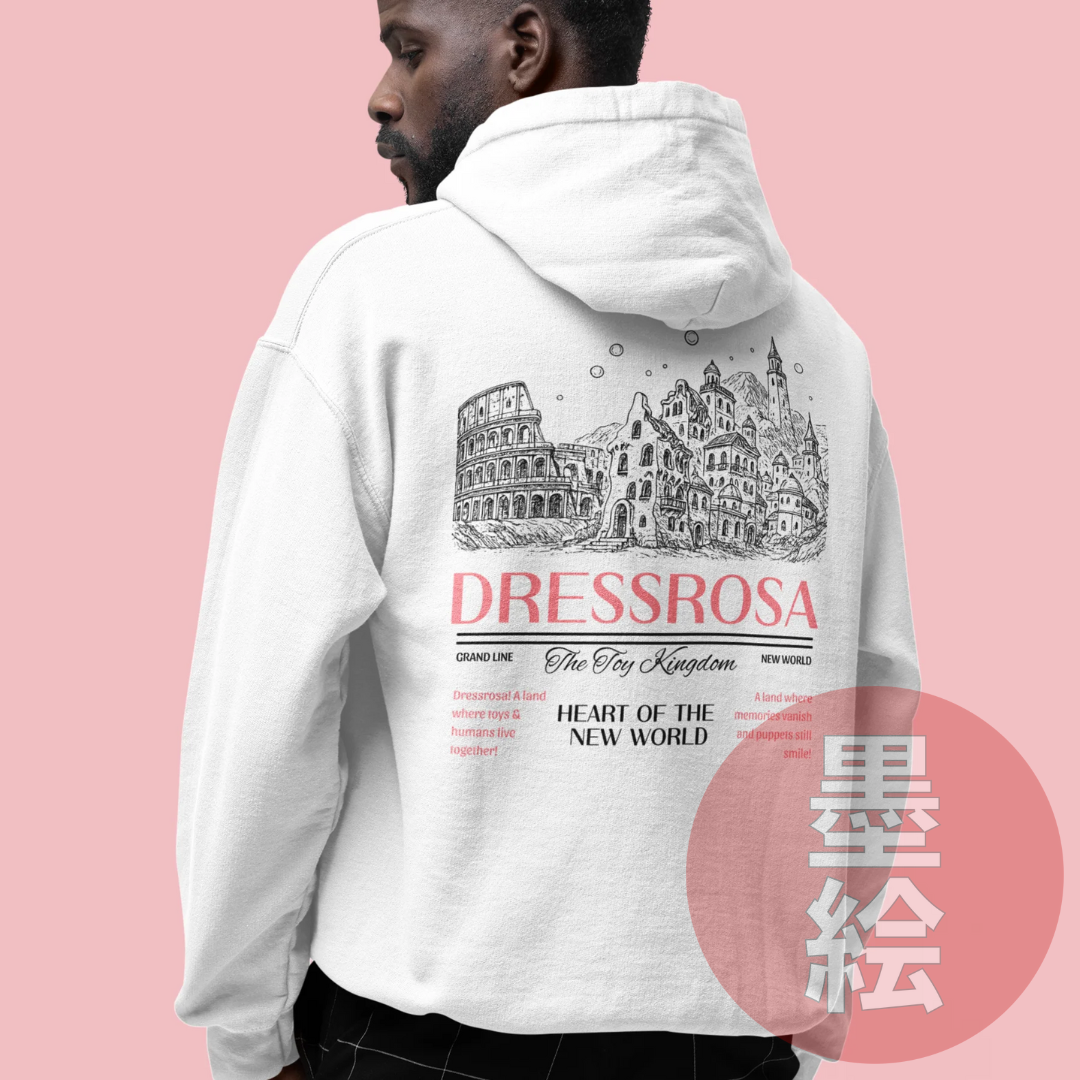 Dressrosa Arc Hoodie | Anime Inspired Streetwear Hoodie Sumie Streetwear