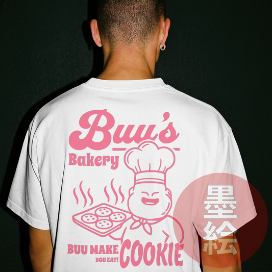 Buu's Bakery T-Shirt | Anime Inspired Streetwear T-Shirt Sumie Streetwear
