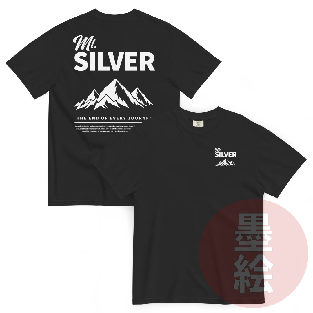 Mt. Silver T-Shirt | Anime Streetwear T-Shirt Sumie Streetwear