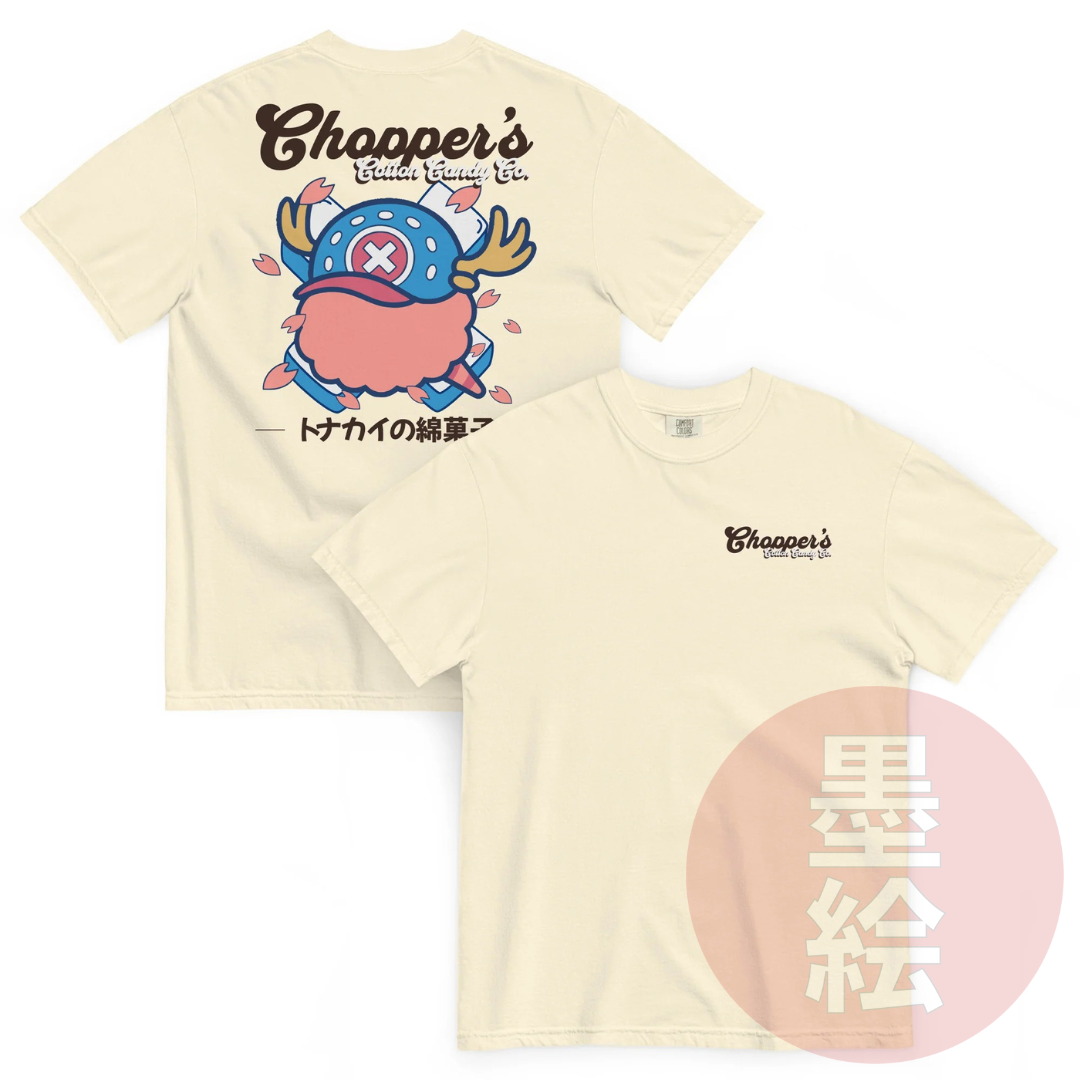 Chopper Cotton Candy Co. T-Shirt | One Piece Inspired Anime Streetwear T-Shirt Sumie Streetwear
