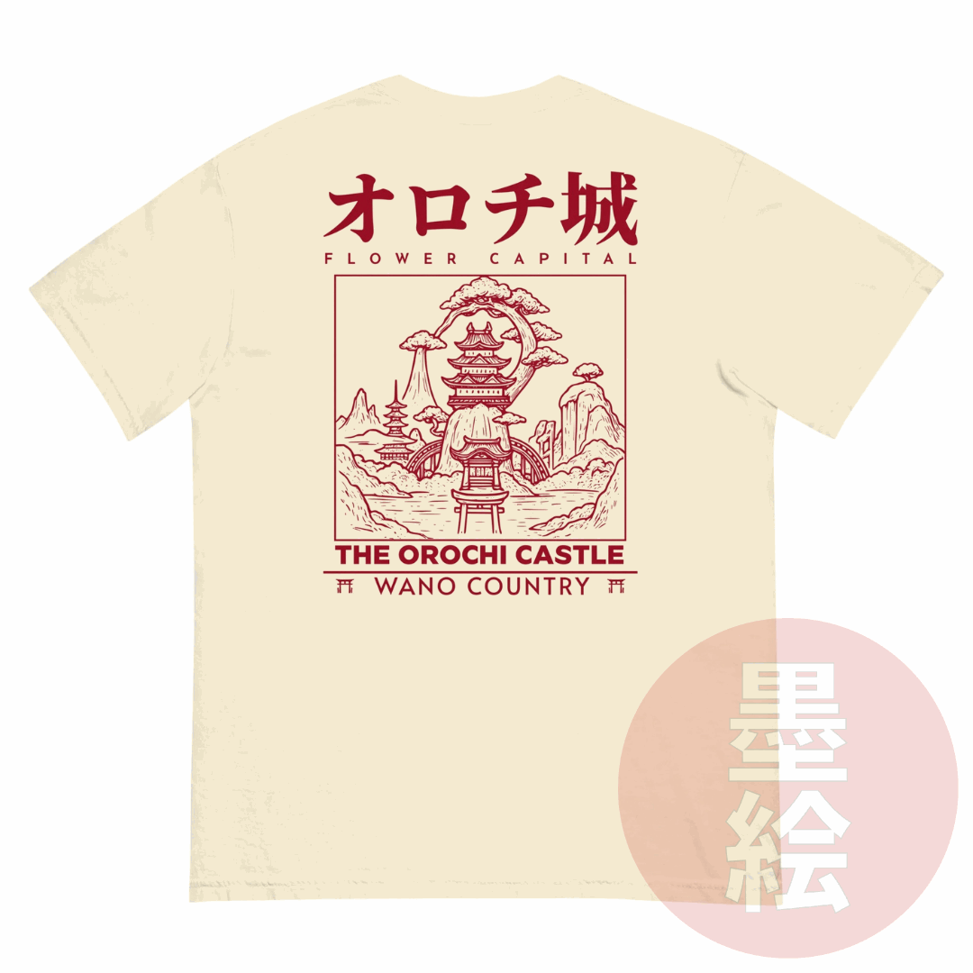 Wano Country T-Shirt | One Piece Inspired Anime Streetwear T-Shirt Sumie Streetwear