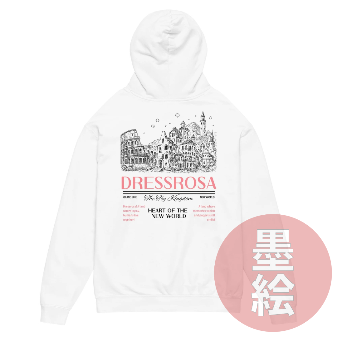 Dressrosa Arc Hoodie | Anime Inspired Streetwear Hoodie Sumie Streetwear