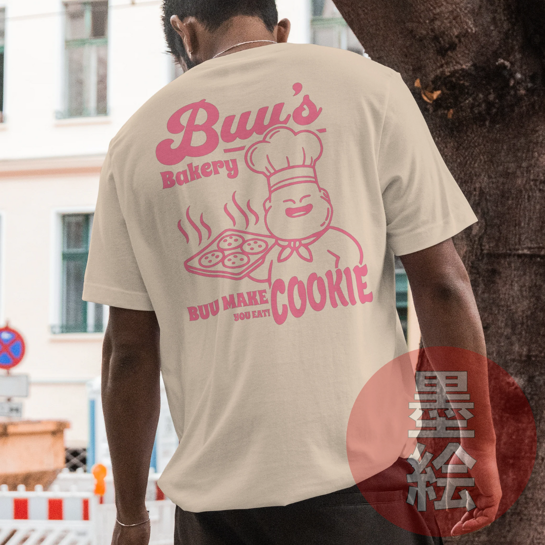 Buu's Bakery T-Shirt | Anime Inspired Streetwear T-Shirt Sumie Streetwear