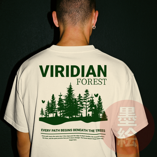Viridian Forest T-Shirt | Anime Inspired Streetwear T-Shirt Sumie Streetwear