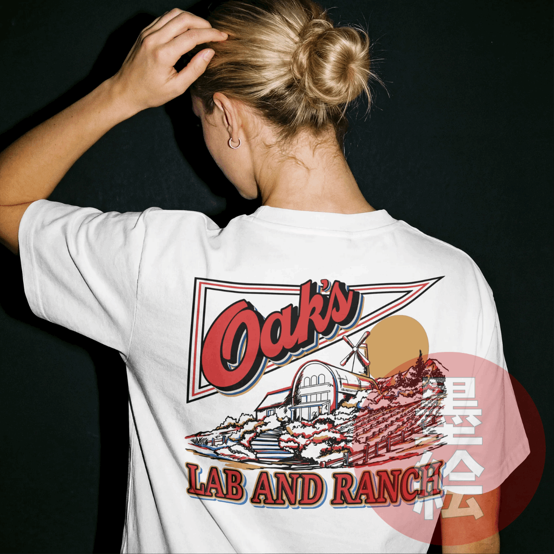 Oak's Farm & Lab - Anime Inspired Streetwear T-Shirt Sumie Streetwear