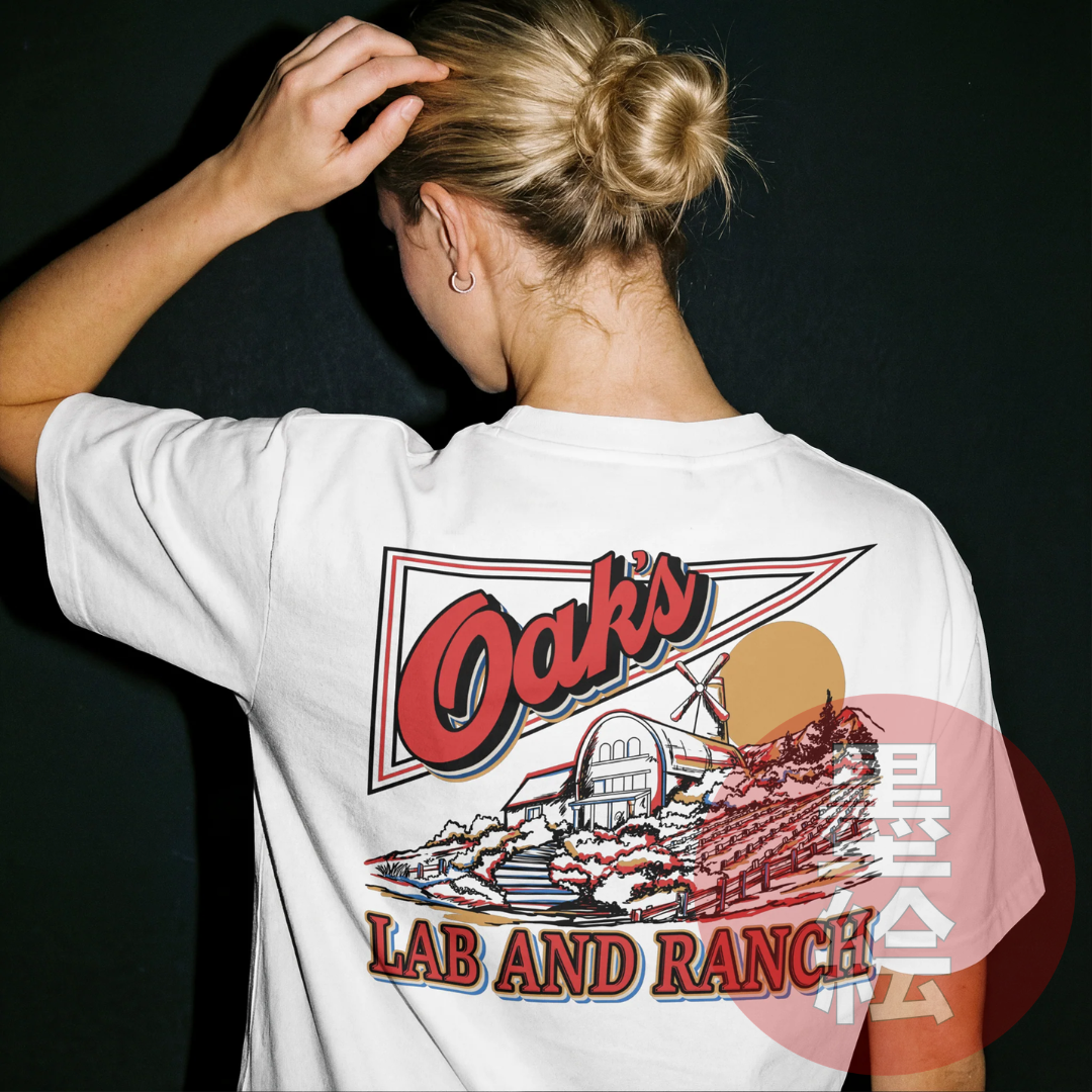 Oak's Farm & Lab - Anime Inspired Streetwear T-Shirt Sumie Streetwear